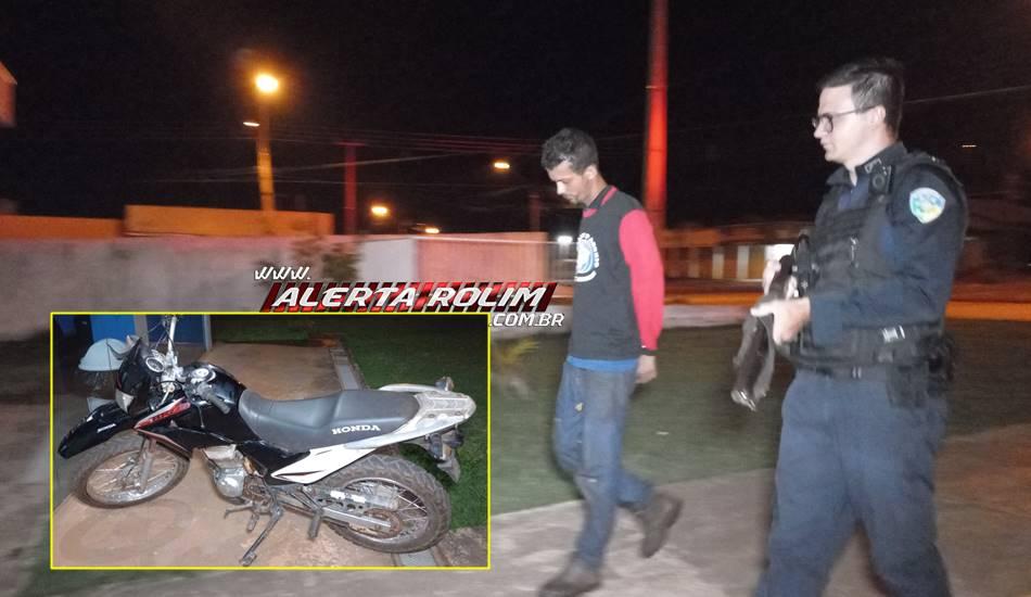 Moto Furtada H Meses Foi Recuperada Pela Equipe Da Ptran Da Pm Em