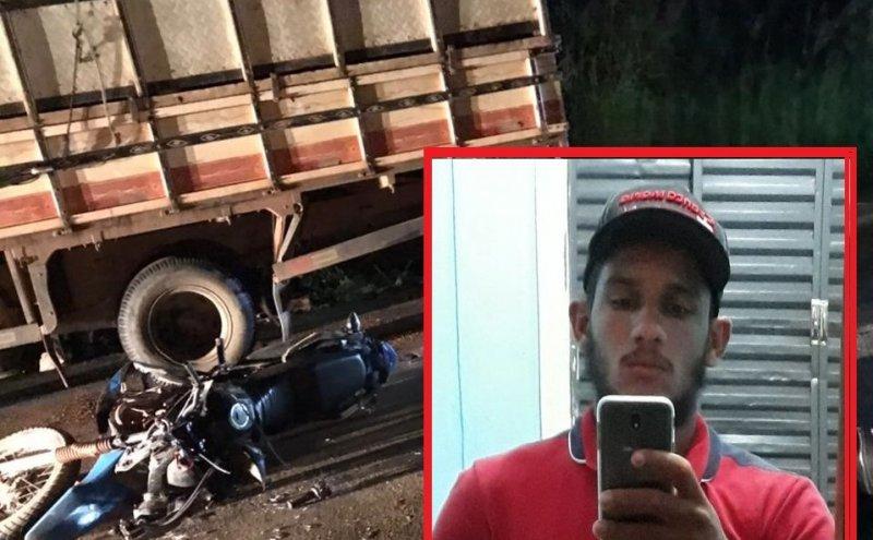 Jovem morreu após bater moto em traseira de caminhão em RO Alerta Rolim