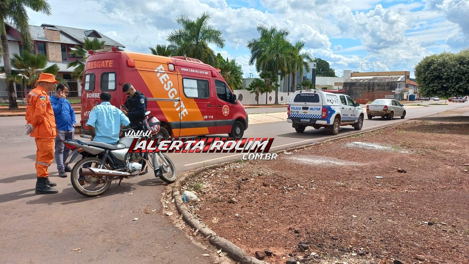 Segundo acidente deste sábado deixou condutor de moto ferido em Rolim