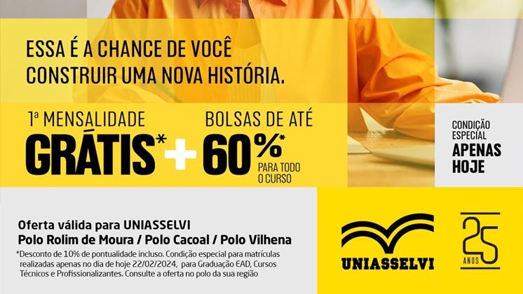 Uniasselvi Celebra Anos Transformando Vidas Oferta Especial De