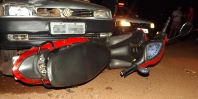 Rolim de Moura –  Acidente de trânsito na Avenida São Paulo no bairro Boa Esperança