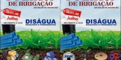 Rolim de Moura – 1º Feirão de Irrigação Diságua Máquinas e Ferramentas