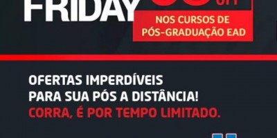 Rolim de Moura - Black Friday 50% de desconto nos cursos de Pós-Graduação