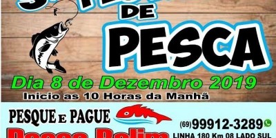 Amanhã é o grande dia do 3º festival de pesca, do Pesque e pague pesca rolim, com premiações do 1º ao 10º colocado! -Vídeo