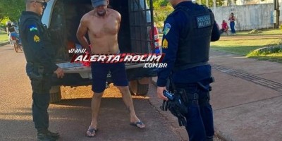 Foragido da Justiça, condenado a mais de 28 anos de prisão, foi recapturado pela Polícia Militar, em Rolim de Moura