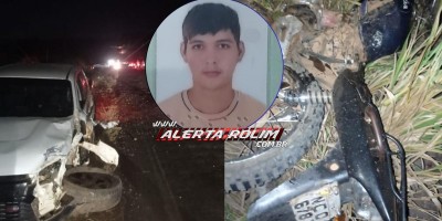 Motociclista morreu após grave acidente em colisão entre carro e moto, na RO 490, em Alto Alegre dos Parecis; Vídeo