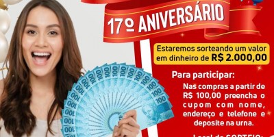 Promoção do Supermercado Central e Rolim de Moura; compre e concorra a 2 mil reais em dinheiro