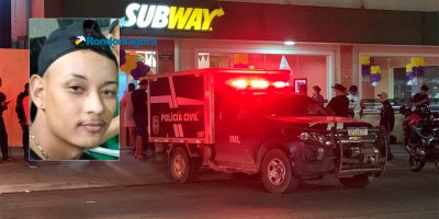 Homem foi morto com quatro tiros na cabeça dentro da Subway, em RO