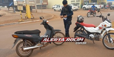 Segundo acidente de trânsito do dia envolveu duas motos e ocorreu no bairro Cidade Alta, em Rolim de Moura 