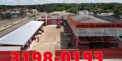 Corpo de Bombeiros de Rolim de Moura informa que está com número temporário para recebimentos de ocorrências