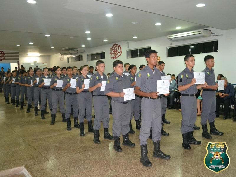 10º Batalhão De Polícia Militar Realiza Formatura De 43 Alunos Do Programa Social Polícia Mirim 1410