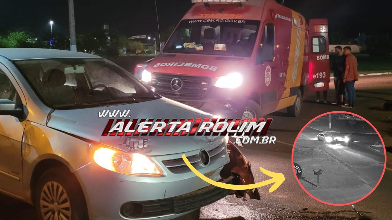 Motociclista Ficou Ferido Ap S Avan Ar Preferencial E Ser Atingido Por Carro Em Rolim De Moura